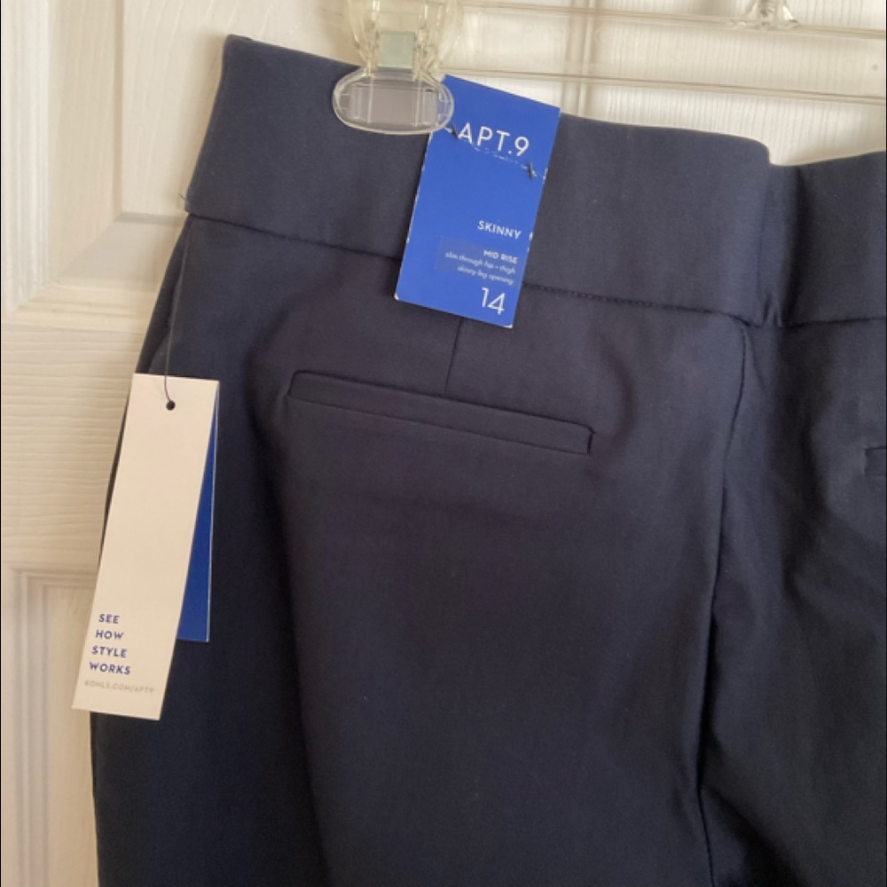 Kohl's APT.9 Women's Navy Skinny Pant